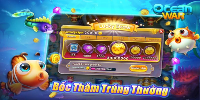 Các bước vào 78Win chơi bắn cá ocean